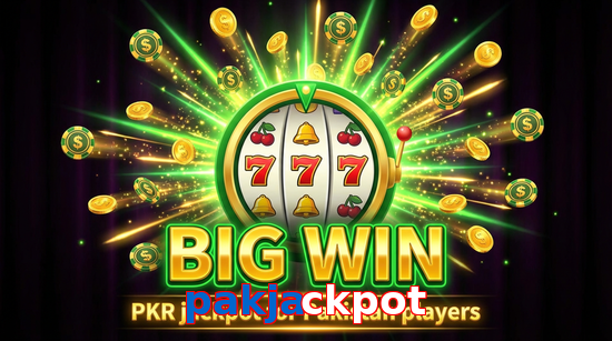 Big win animation on Pakjackpot slot game