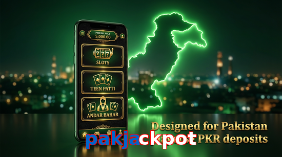 Main screen of Pakjackpot pk page for PK players